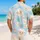 Whimsical Sheep Faces for Sunny Beach Days and Playful Island Escapes for Men's Vacations Hawaiian Shirt - 2