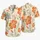 Orange Tropical Hibiscus Blooms for Beach Holidays and Resort Getaways for Men Travelers Hawaiian Shirt - 5