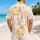 Pastel Geometric Plumeria Medallions for Sunny Resort Getaways and Island Weekends Hawaiian Shirt - 2