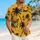 Mustard Palm Tree Silhouettes for Beach Holidays, Island Getaways, and Summer Travel Hawaiian Shirt - 6