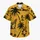 Mustard Palm Tree Silhouettes for Beach Holidays, Island Getaways, and Summer Travel Hawaiian Shirt - 7