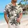 Black Coconut Palm Resort Style for Beach Vacations and Summer Island Getaways for Men Hawaiian Shirt - 6