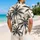 Black Coconut Palm Resort Style for Beach Vacations and Summer Island Getaways for Men Hawaiian Shirt - 2