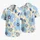 Blue Floral Island Blooms for Beach Vacations, Resort Weekends, and Summer Getaways Hawaiian Shirt - 5
