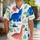 Playful Dinosaur Adventure for Sunny Vacations and Family Island Getaways Outdoors Hawaiian Shirt - 1