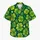 Lucky Clover Tropical Green Theme for St. Patrick's Day Beach Vacations and Men Everywhere Hawaiian Shirt - 7