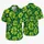 Lucky Clover Tropical Green Theme for St. Patrick's Day Beach Vacations and Men Everywhere Hawaiian Shirt - 5