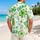 Lucky Clover Shamrock Green Summer Holiday Theme for Men and St. Patrick's Day Trips Hawaiian Shirt - 2