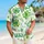 Lucky Clover Shamrock Green Summer Holiday Theme for Men and St. Patrick's Day Trips Hawaiian Shirt - 6