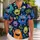 Colorful Cartoon Island Monsters for Beach Holidays and Resort Weekends for Men and Kids Hawaiian Shirt - 1