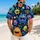 Colorful Cartoon Island Monsters for Beach Holidays and Resort Weekends for Men and Kids Hawaiian Shirt - 2