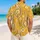 Golden Paisley Medallions for Resort Getaways and Summer Celebrations for Stylish Men Hawaiian Shirt - 2