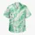 Emerald Seafoam Organic Speckle Waves for Tropical Getaways and Resort Weekends Away Hawaiian Shirt - 7