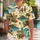 Retro Surfboards, Ocean Waves And Palm Trees For Beach Vacations And Summer Getaways Hawaiian Shirt - 1