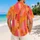 Pink Orange Abstract Brushstrokes for Resort Days, Parties, Summer Getaways Style Hawaiian Shirt - 2