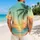 Tropical Palm Beach Sunset Scene For Island Getaways And Men's Summer Vacations Hawaiian Shirt - 2