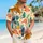 Tropical Flamingos, Tigers and Parrots for Resort Vacations and Beach Getaways for Men Hawaiian Shirt - 6