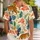 Tropical Flamingos, Tigers and Parrots for Resort Vacations and Beach Getaways for Men Hawaiian Shirt - 1