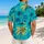 Tropical Coconut Palm Grove Motif For Beach Resorts, Summer Vacations And Men Hawaiian Shirt - 2