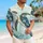 Sea Turtle Ocean Scene for Summer Beach Vacations, Island Getaways, and Men’s Travel Hawaiian Shirt - 6