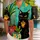 Black Cat Tropical Tea Garden Scene for Beach Vacations and Summer Lounging Gift Hawaiian Shirt - 1