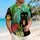 Black Cat Tropical Tea Garden Scene for Beach Vacations and Summer Lounging Gift Hawaiian Shirt - 6