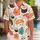 Cute Sushi Roll Icons for Beach Vacations and Summer Dining, Casual Gift Idea for Men Hawaiian Shirt - 1