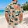 Dachshund Palm Beach Escape for Summer Vacations and Island Getaways for Men Abroad Hawaiian Shirt - 2