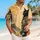 Black Astronaut Cat Under A Tropical Moon For Beach Vacations And Summer Getaways Hawaiian Shirt - 6