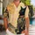 Black Astronaut Cat Under A Tropical Moon For Beach Vacations And Summer Getaways Hawaiian Shirt - 1