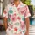 Cute Pink Pig Faces For Playful Beach Days, Summer Parties, And Vacation Fun For Men Hawaiian Shirt - 1