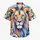 Bold Geometric Lion Portrait for Tropical Getaways and Summer Resort Style for Men Hawaiian Shirt - 7