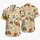 Camel Caravan and Tropical Blooms for Sunny Resort Escapes, Boho Vacation Travelers Hawaiian Shirt - 5