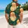 Santa Claus Evergreen Holiday Faces for Tropical Christmas Celebrations and Gift Giving Hawaiian Shirt - 2