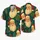 Santa Claus Evergreen Holiday Faces for Tropical Christmas Celebrations and Gift Giving Hawaiian Shirt - 5