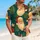 Santa Claus Evergreen Holiday Faces for Tropical Christmas Celebrations and Gift Giving Hawaiian Shirt - 6