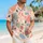 Pastel Terrazzo Shapes for Beach Vacations and Relaxed Summer Resort Days for Men Hawaiian Shirt - 6
