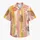 Pink Mustard Stripe And Polka Dot Resort Style For Beach Holidays And Summer Travel Hawaiian Shirt - 7