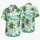 Teal Palm Tree Beach Escape for Sunny Vacations and Resort Days, Men’s Island Style Hawaiian Shirt - 5