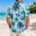 Palm Tree And Island Flower Motifs For Sunny Resort Days, Beach Travelers And Vacations Hawaiian Shirt - 2