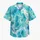 Turquoise Ocean Wave Texture for Beach Vacations and Coastal Summer Style for Men Hawaiian Shirt - 7