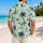 Tropical Palm Trees And Ocean Waves For Beach Vacations, Island Getaways, And Cruises Hawaiian Shirt - 2