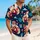 Santa Claus Pixel Holiday Cheer for Festive Winter Celebrations, Men’s Christmas Style Hawaiian Shirt - 6