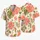 Coral Hibiscus and Olive Botanicals for Island Vacations and Resort Weekends Style Hawaiian Shirt - 5