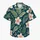 Teal Tropical Ferns And Pink Hibiscus For Beach Holidays, Island Trips And Resort Days Hawaiian Shirt - 7