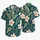 Teal Tropical Ferns And Pink Hibiscus For Beach Holidays, Island Trips And Resort Days Hawaiian Shirt - 5
