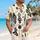 Black and Ochre Tribal Motifs for Island Getaways and Relaxed Resort Weekends Wear Hawaiian Shirt - 6