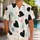 Black Heart And Aqua Lattice Motifs For Romantic Island Getaways And Summer Vacations Hawaiian Shirt - 1