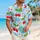 Red Cherry and Daisy Garden Motif for Sunny Resort Getaways and Weekend Vacation Style Hawaiian Shirt - 6