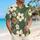 Cream Daisy And Golden Star Motifs For Sunny Island Getaways And Resort Weekends Hawaiian Shirt - 6
